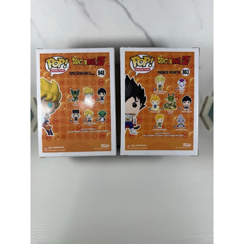 "Funko Pop Dragon ball Z Saiyan & Prince Vegeta Buy One For $15.95 Get One Free! - Picture 2 of 5